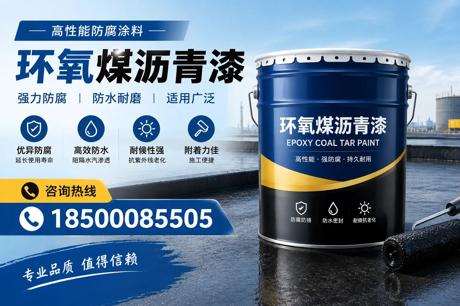 环氧煤沥青漆的主要成分与功能，丹东用户深度了解
